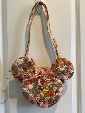 Vera Bradley Mickey’s Promenade Quilted Mickey Ear Crossbody Bag